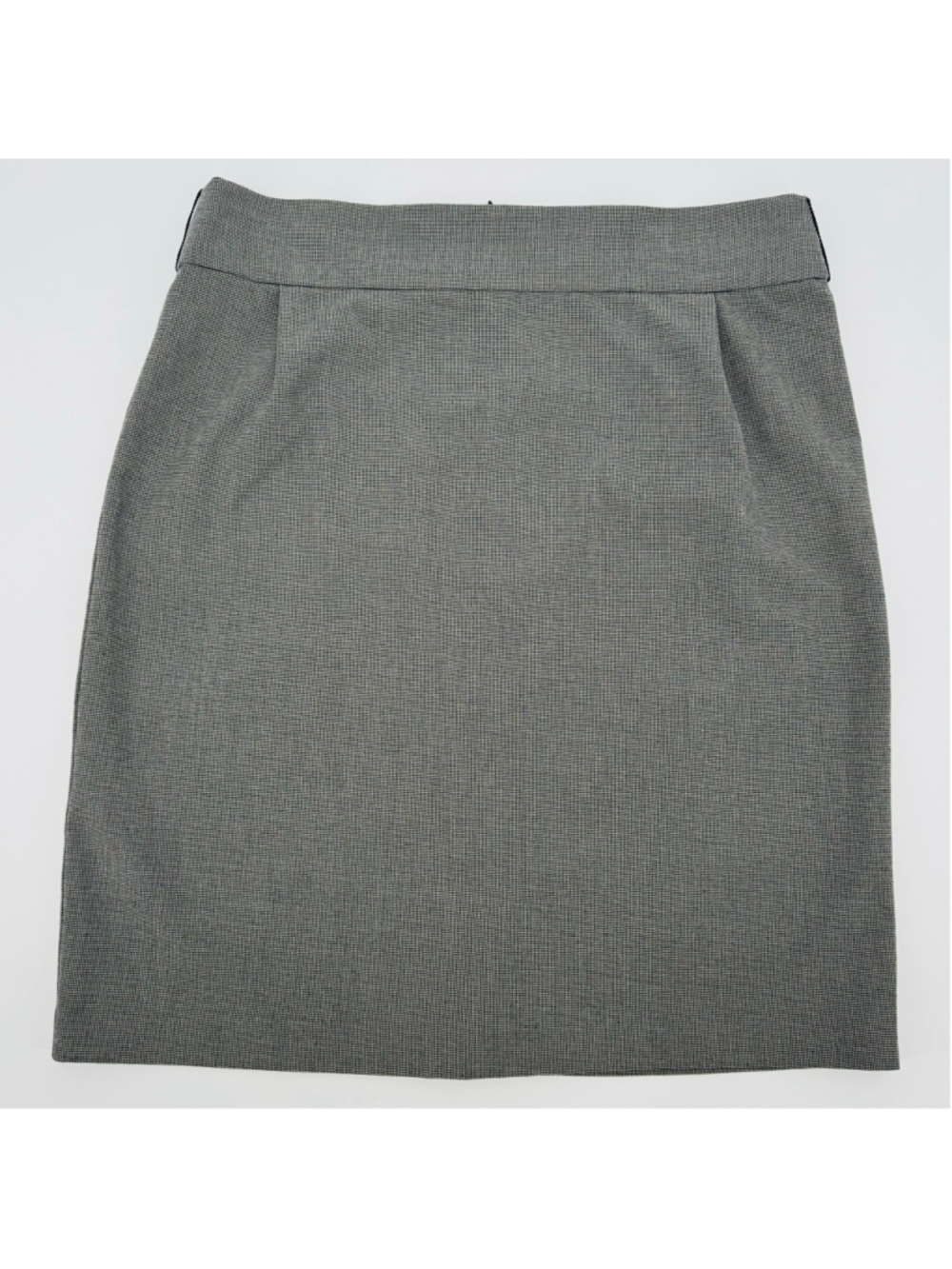 Briggs New York Houndstooth Pencil Skirt 16 Petite Black White